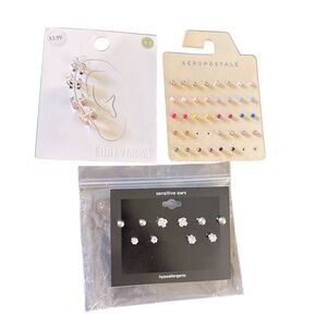 Bundle Of Earrings/ earring cuffs